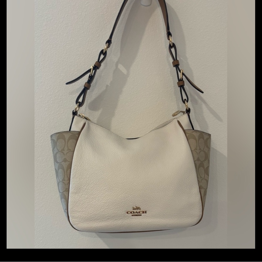 Coach Rory Signature Colorblock Shoulder Bag